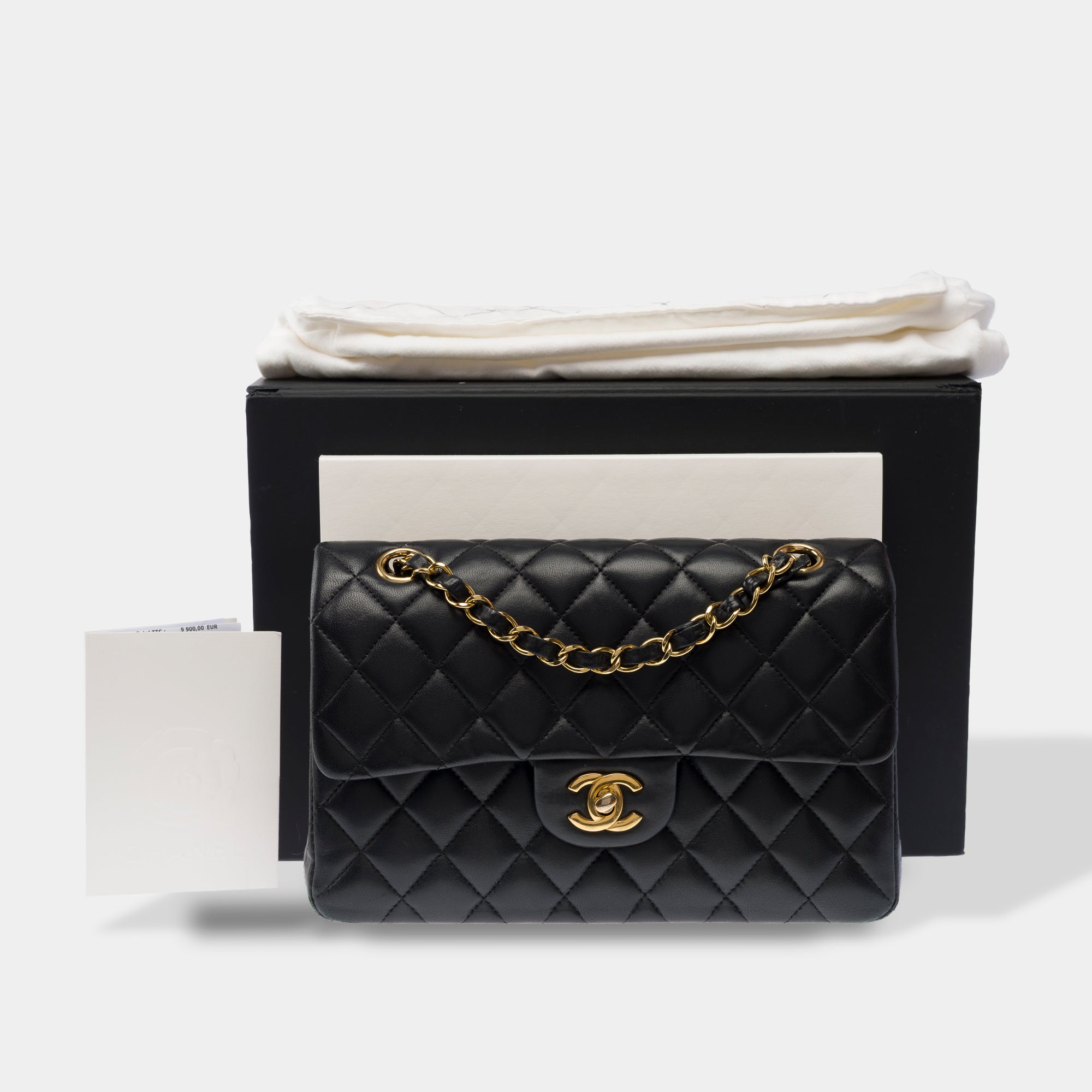 Sac CHANEL Timeless/Classique en Cuir Noir - 103890