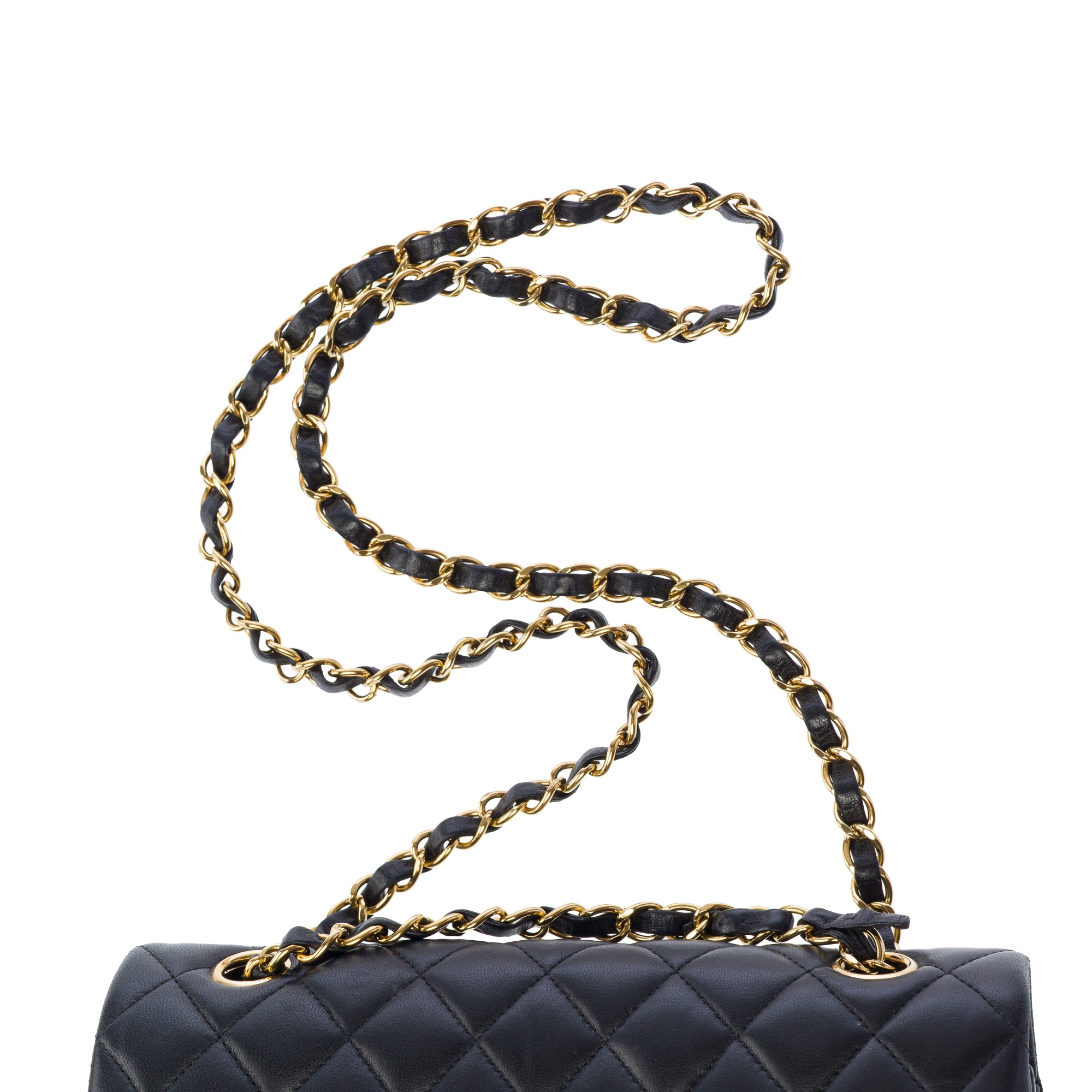 Sac CHANEL Timeless/Classique en Cuir Noir - 103890