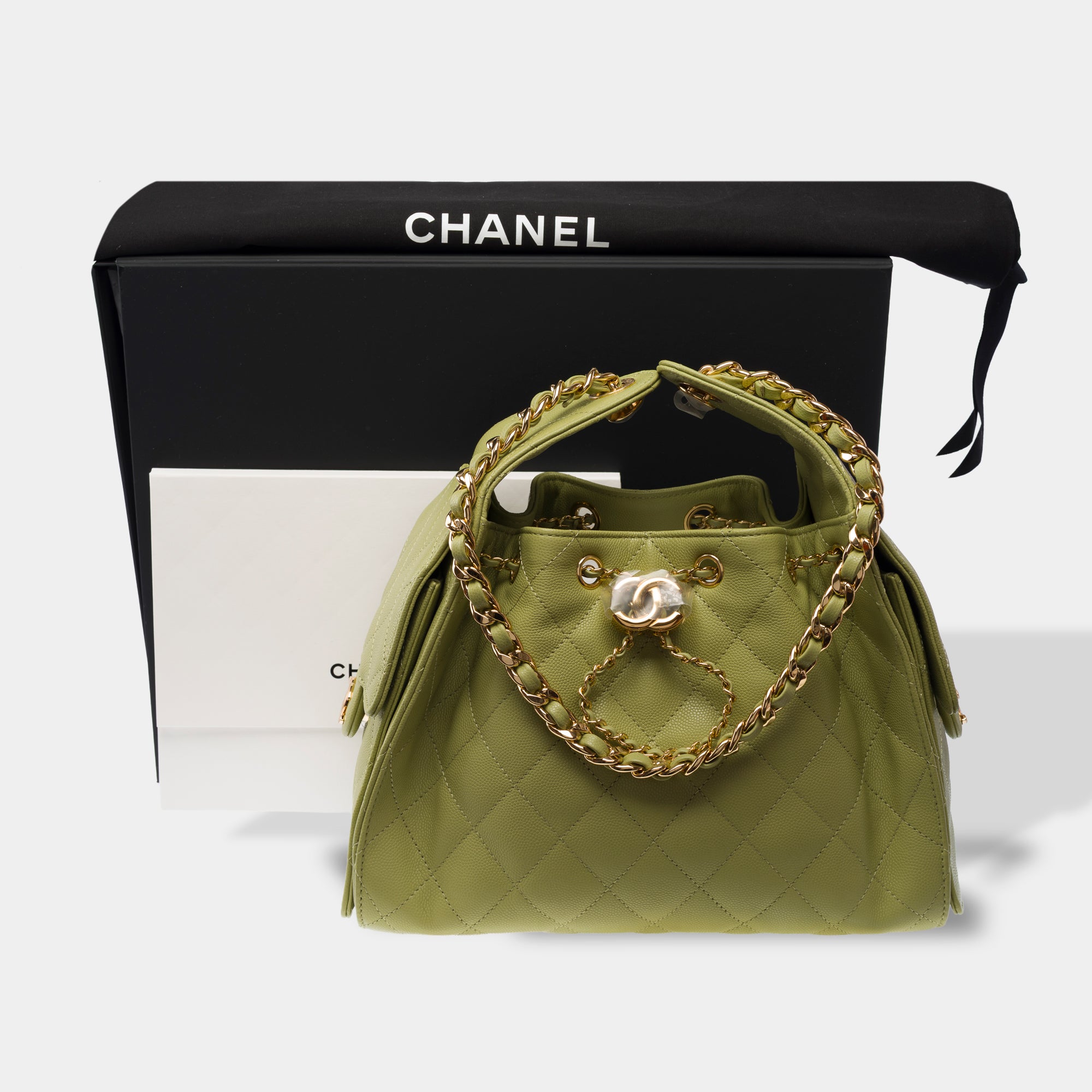 Sac CHANEL en Cuir Vert - 103891