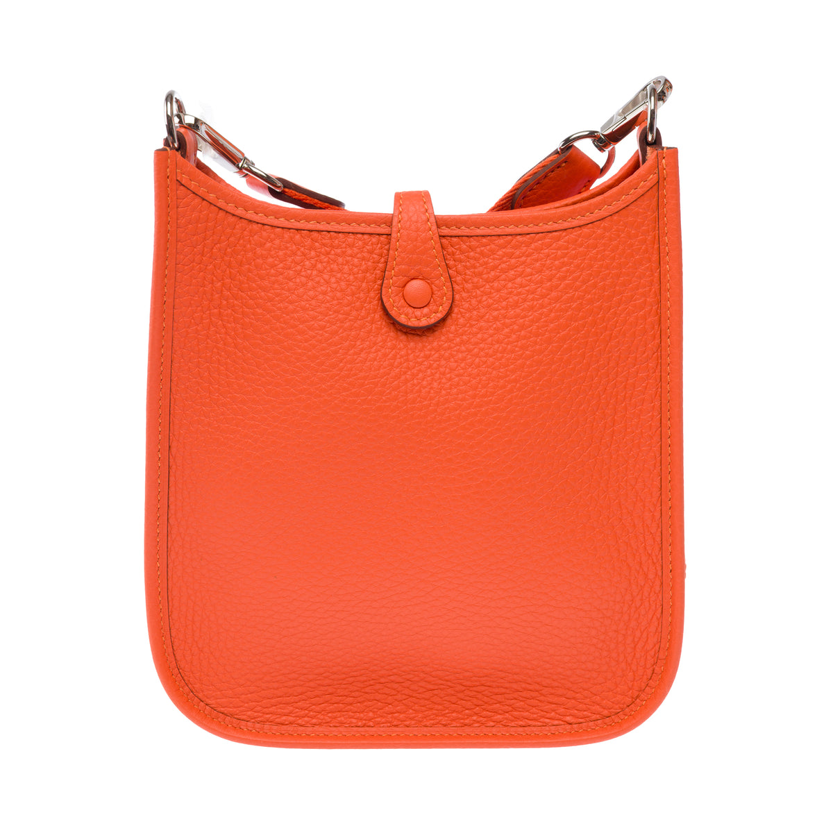 Sac HERMES Mini Evelyne en Cuir Orange - 103912