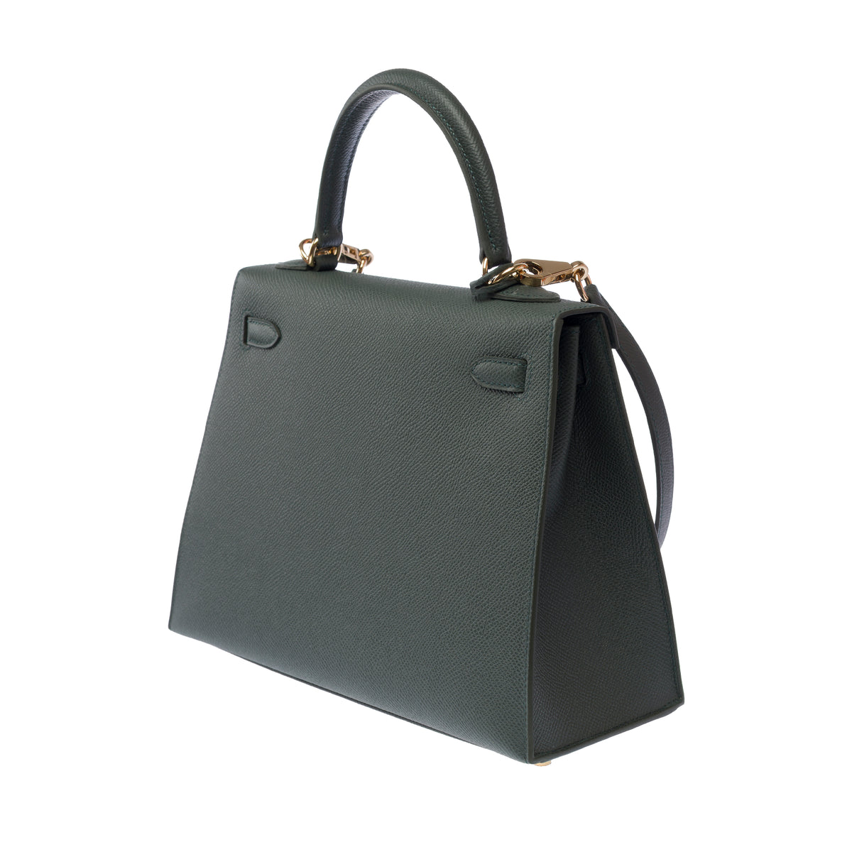 Sac HERMES Kelly 25 en Cuir Vert - 103894