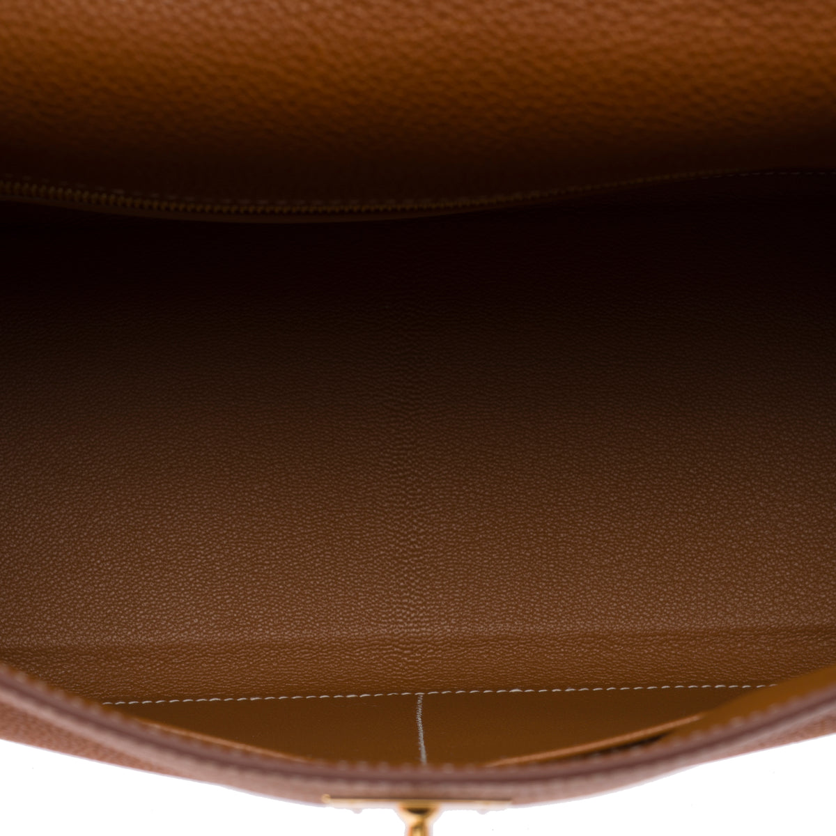 Sac HERMES Kelly 32 en Cuir Doré - 103915