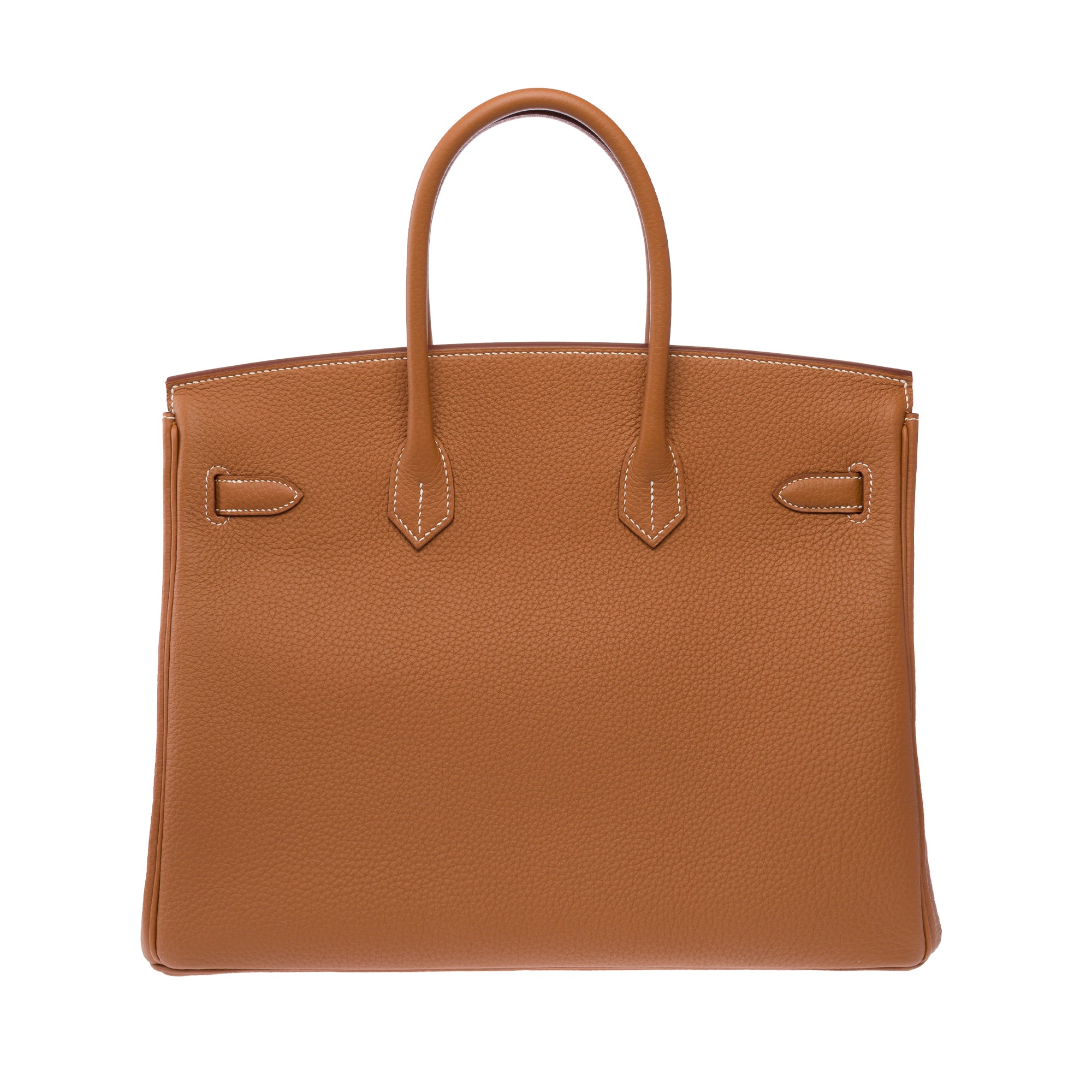 Sac HERMES Birkin 35 en Cuir Doré - 103895