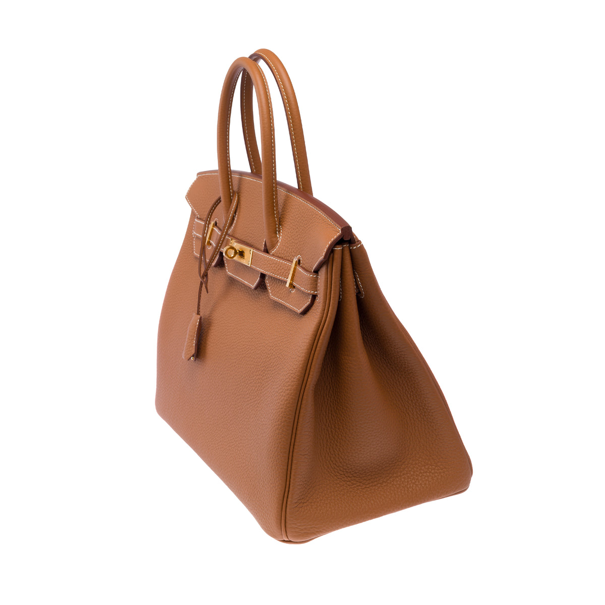 Sac HERMES Birkin 35 en Cuir Doré - 103895