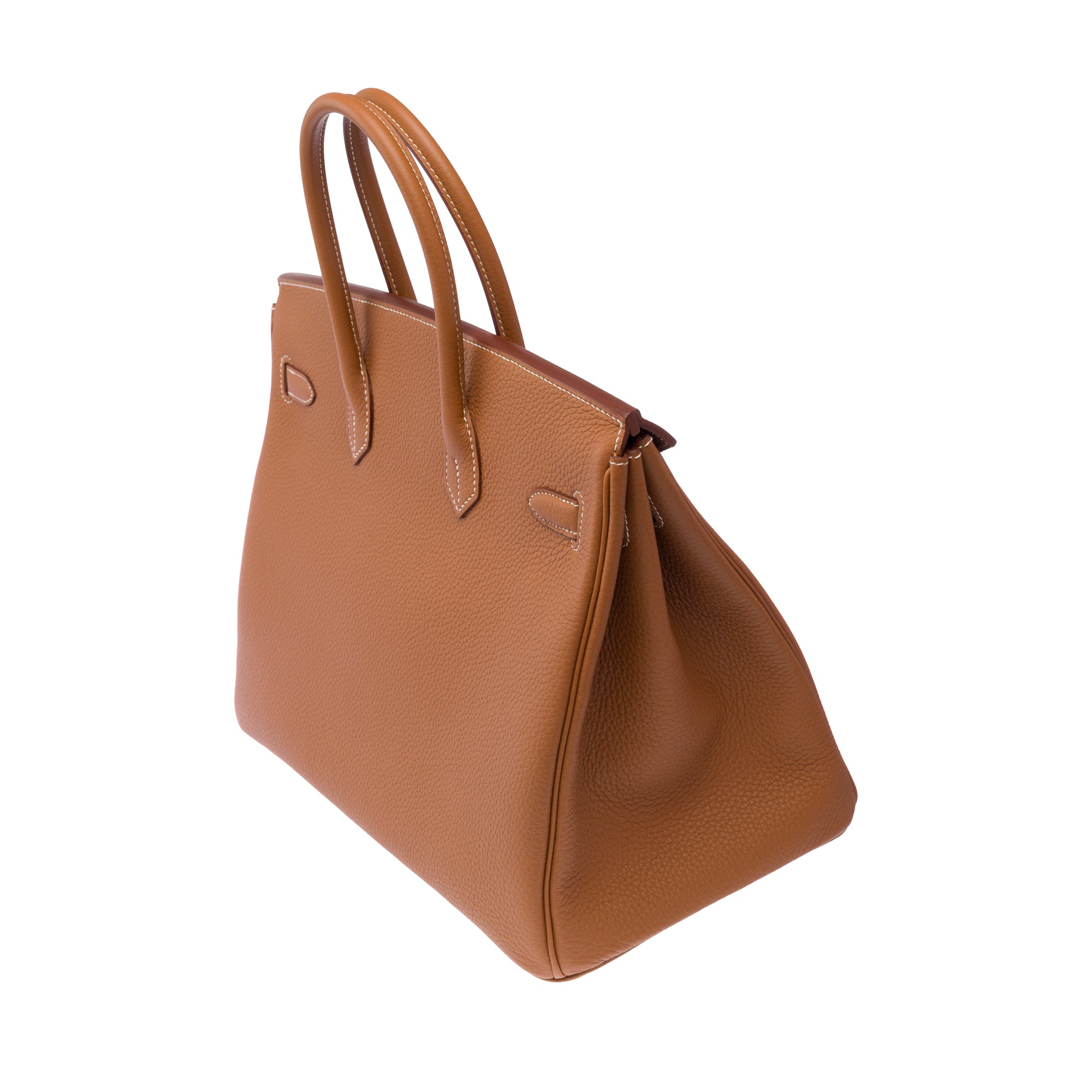 Sac HERMES Birkin 35 en Cuir Doré - 103895