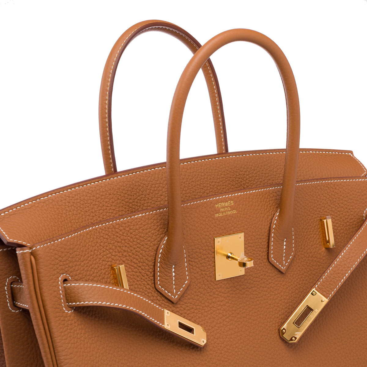 Sac HERMES Birkin 35 en Cuir Doré - 103895