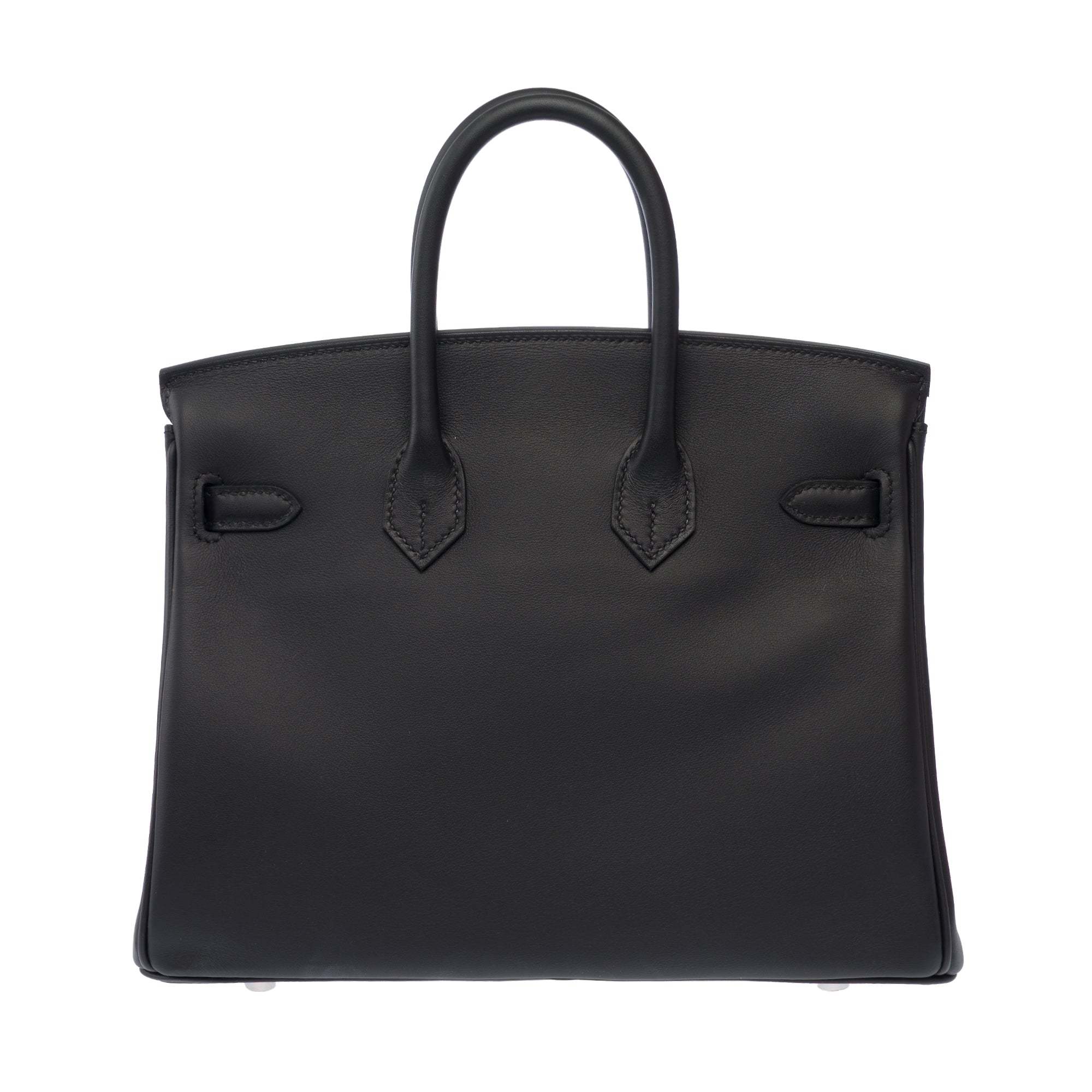 Sac HERMES Birkin 25 en Cuir Noir - 103896