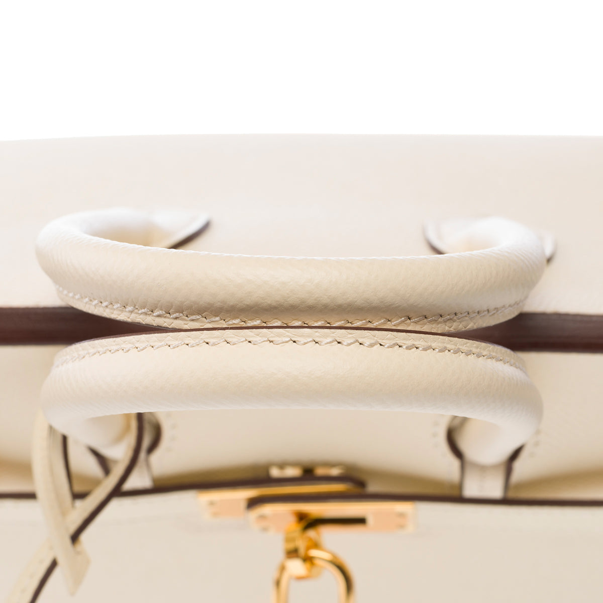 HERMES Birkin 25 bag in Beige Leather - 102827