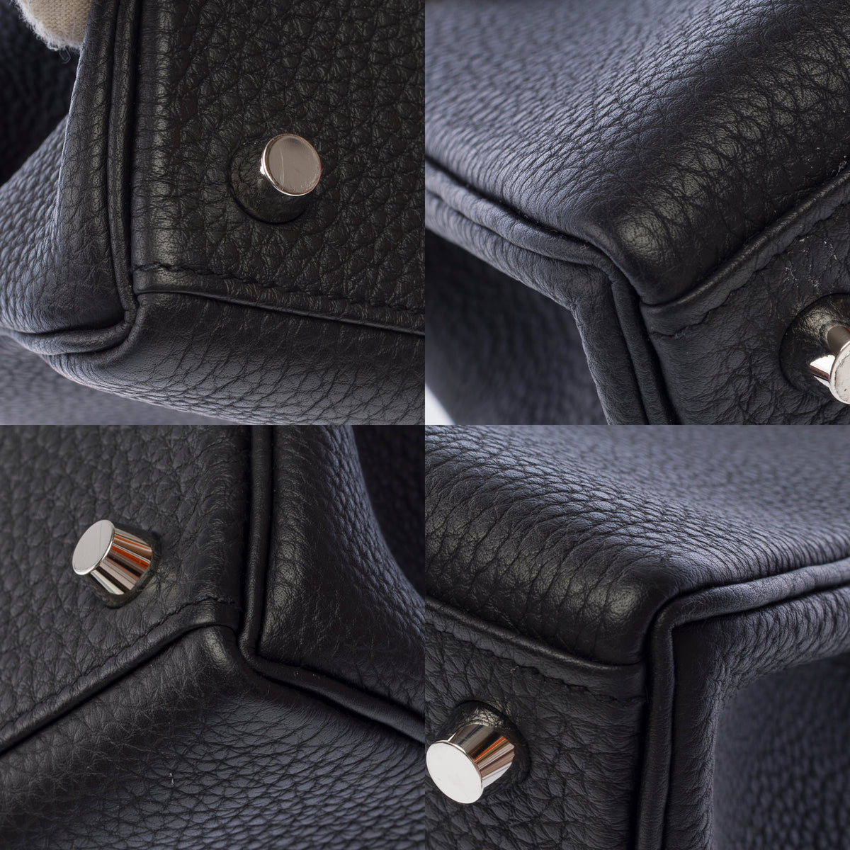 Sac HERMES Kelly 25 en Cuir Noir - 103924