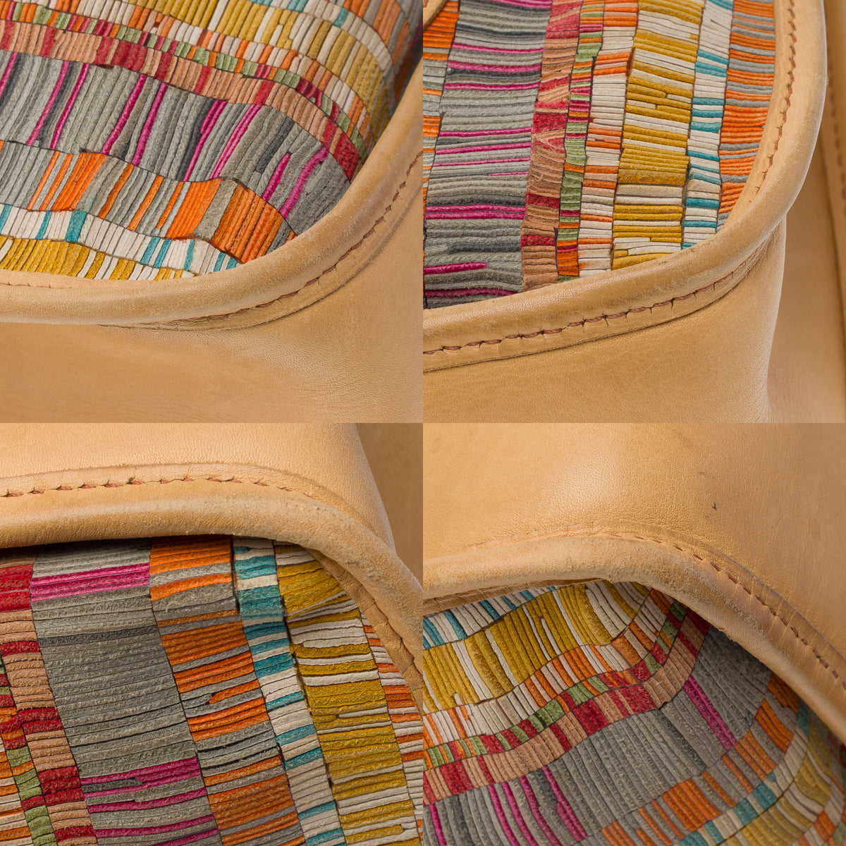 Sac HERMES Evelyne en Toile Beige - 103925