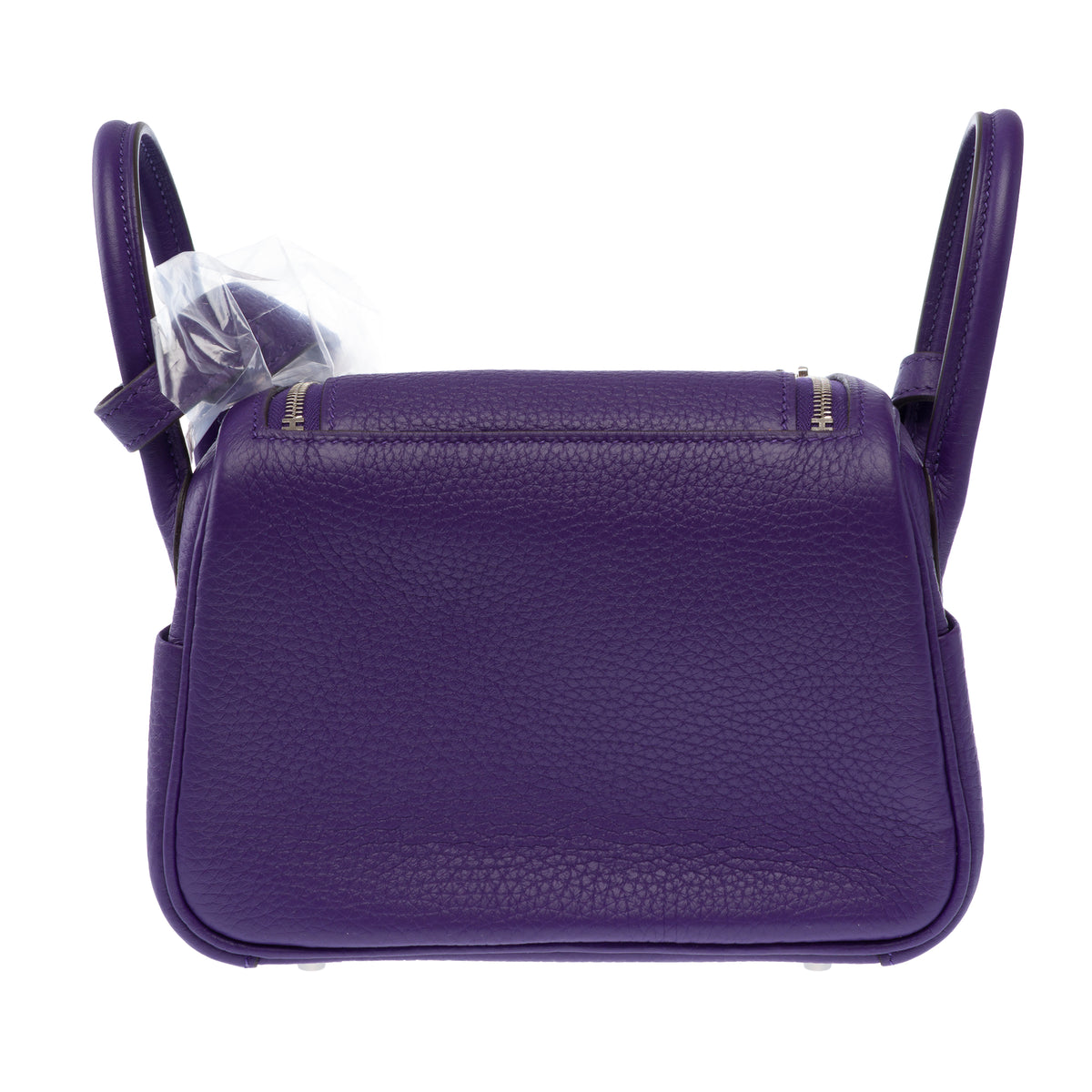 Sac HERMES Lindy en Cuir Violet - 103922
