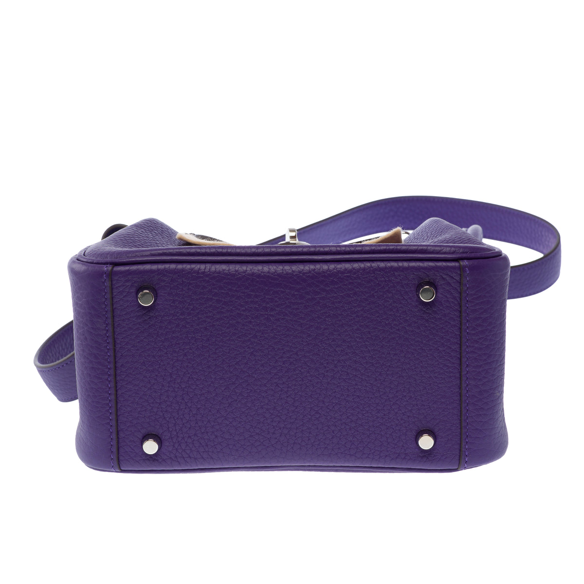 Sac HERMES Lindy en Cuir Violet - 103922