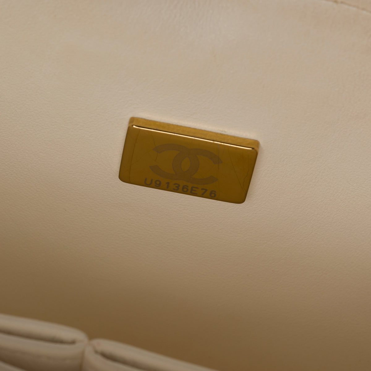 Sac CHANEL Timeless/Classique en Cuir Blanc - 103935
