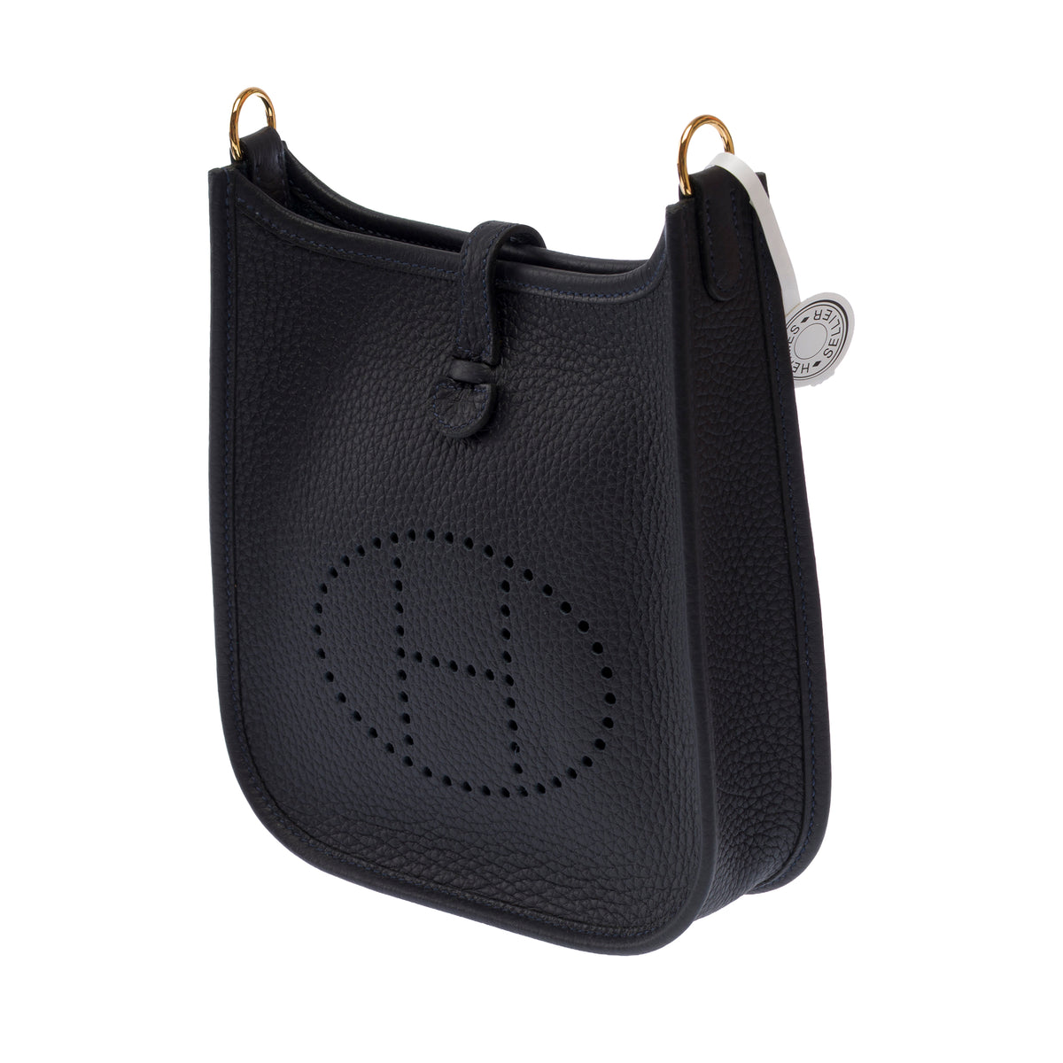 Sac HERMES Mini Evelyne en Cuir Marron - 103936