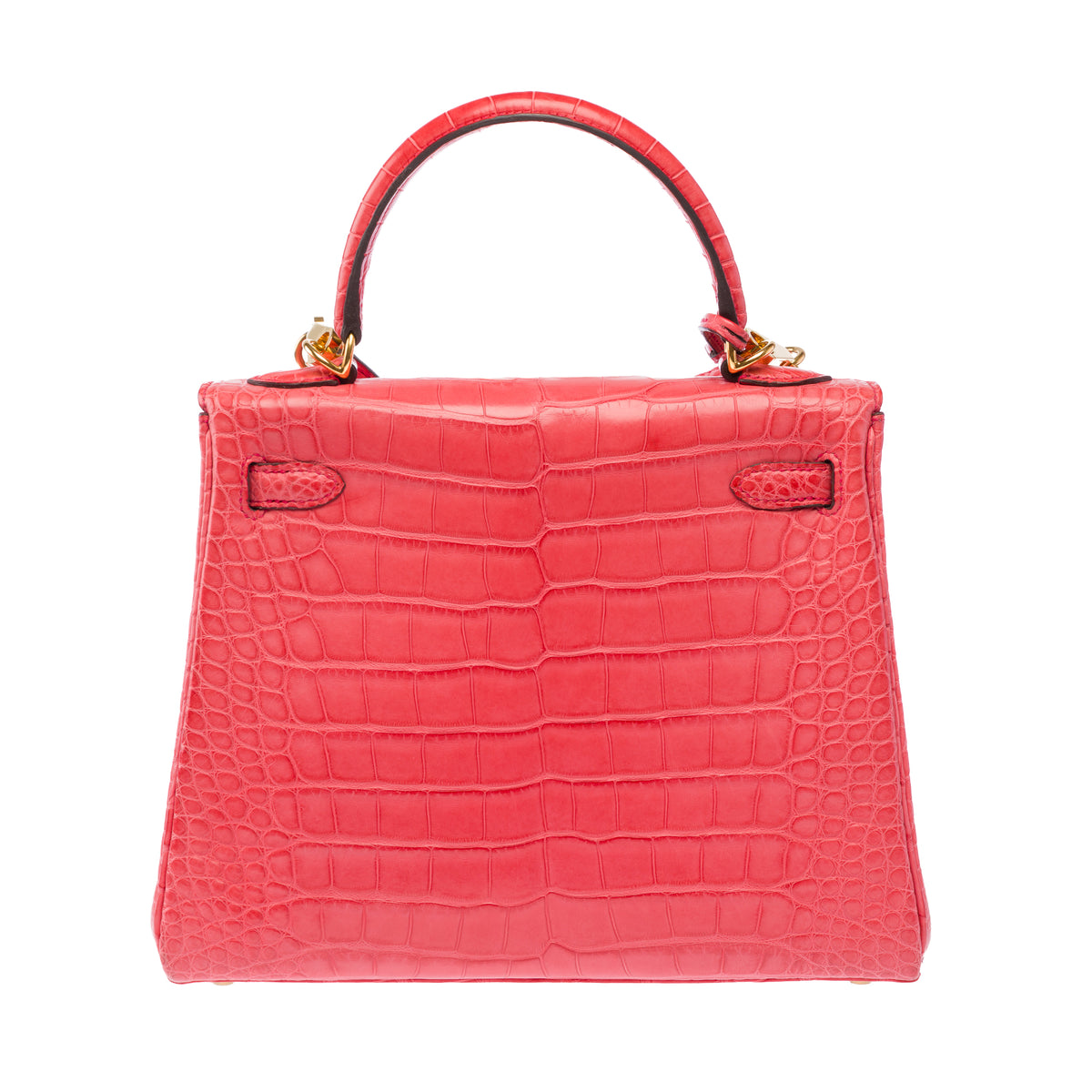 Sac HERMES Kelly 25 en Cuirs exotiques Rose - 103973