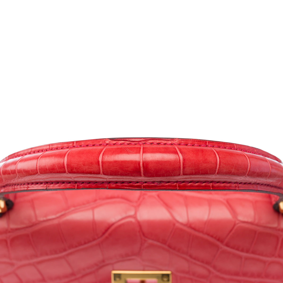 Sac HERMES Kelly 25 en Cuirs exotiques Rose - 103973