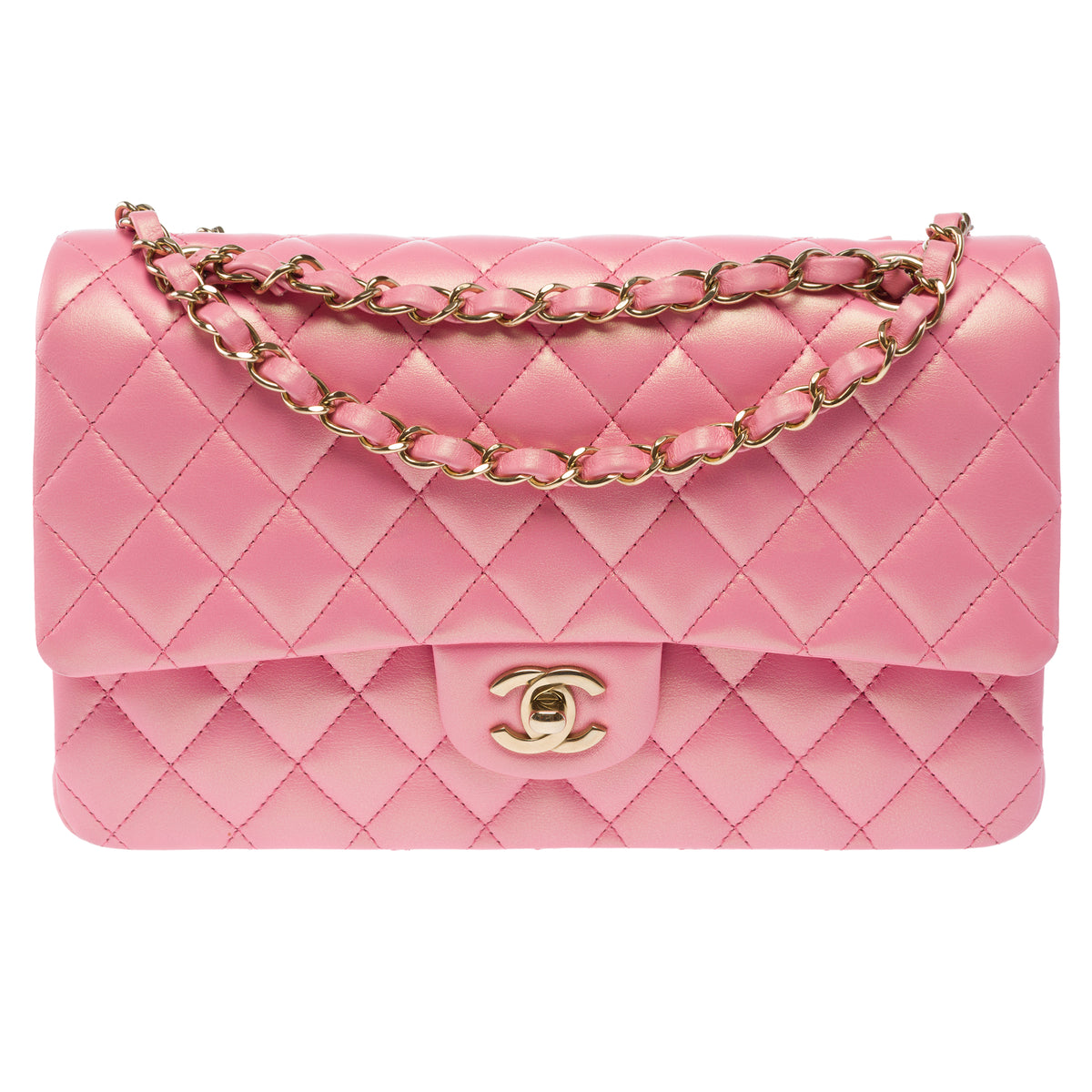 Sac CHANEL Timeless/Classique en Cuir Rose - 103968