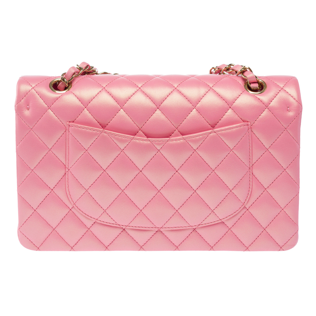 Sac CHANEL Timeless/Classique en Cuir Rose - 103968