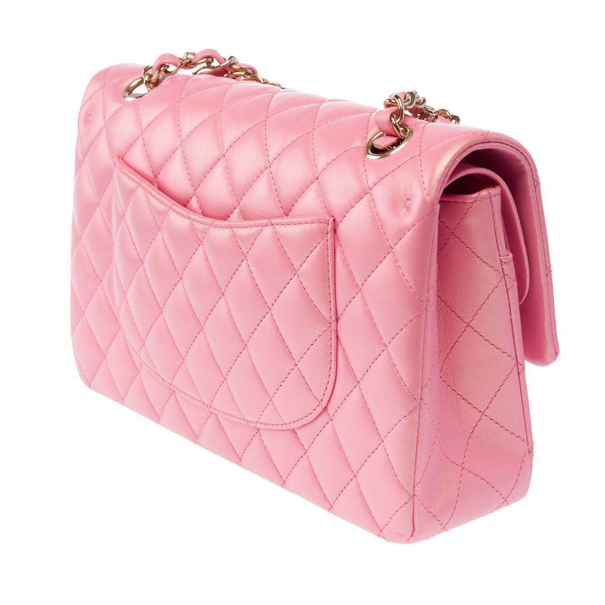 Sac CHANEL Timeless/Classique en Cuir Rose - 103968