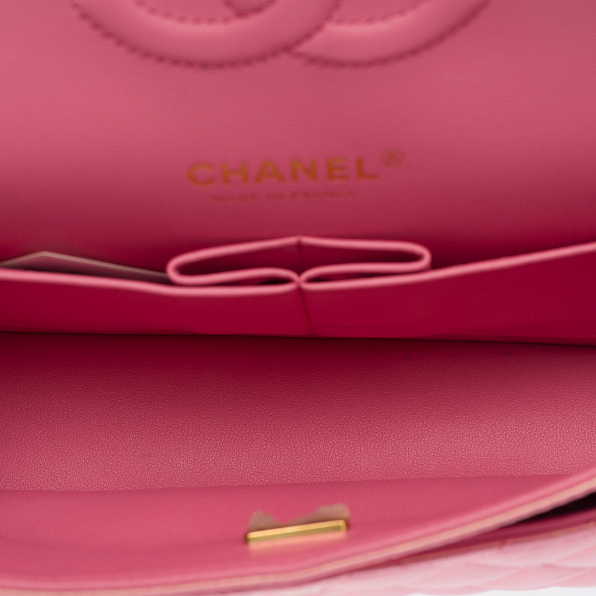 Sac CHANEL Timeless/Classique en Cuir Rose - 103968