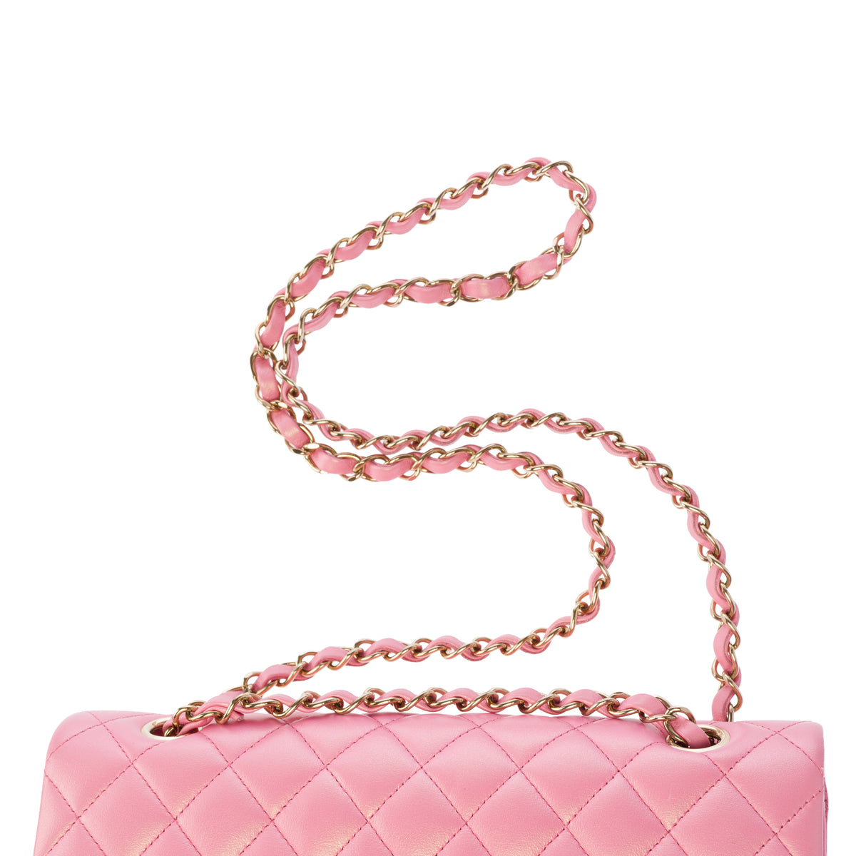 Sac CHANEL Timeless/Classique en Cuir Rose - 103968