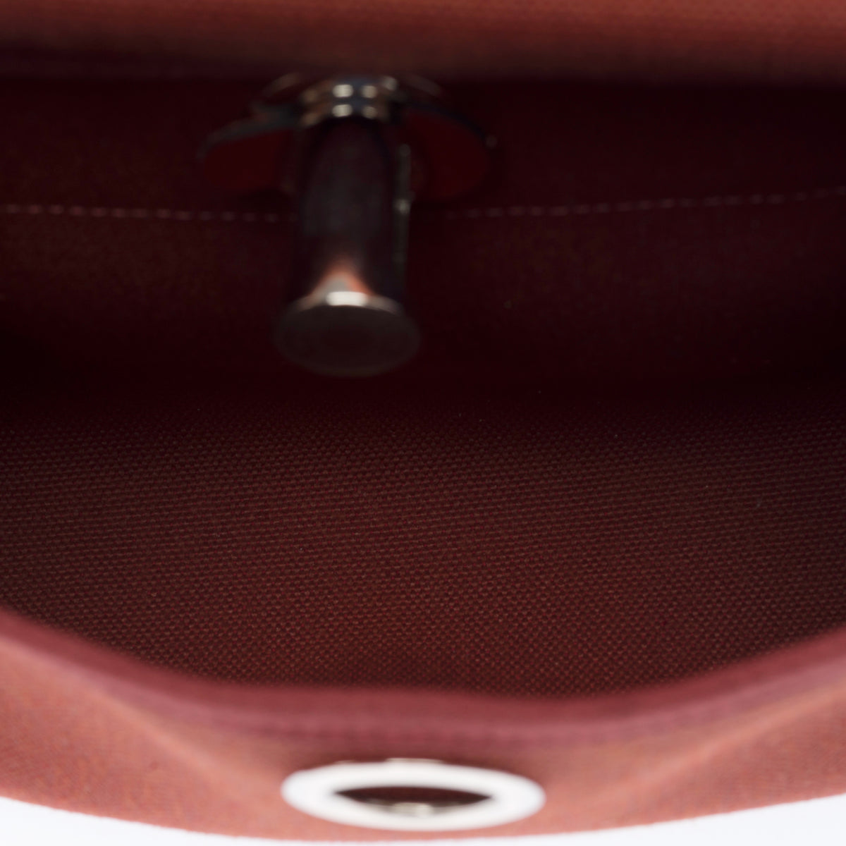 Sac HERMES Herbag en Toile Rouge - 103958