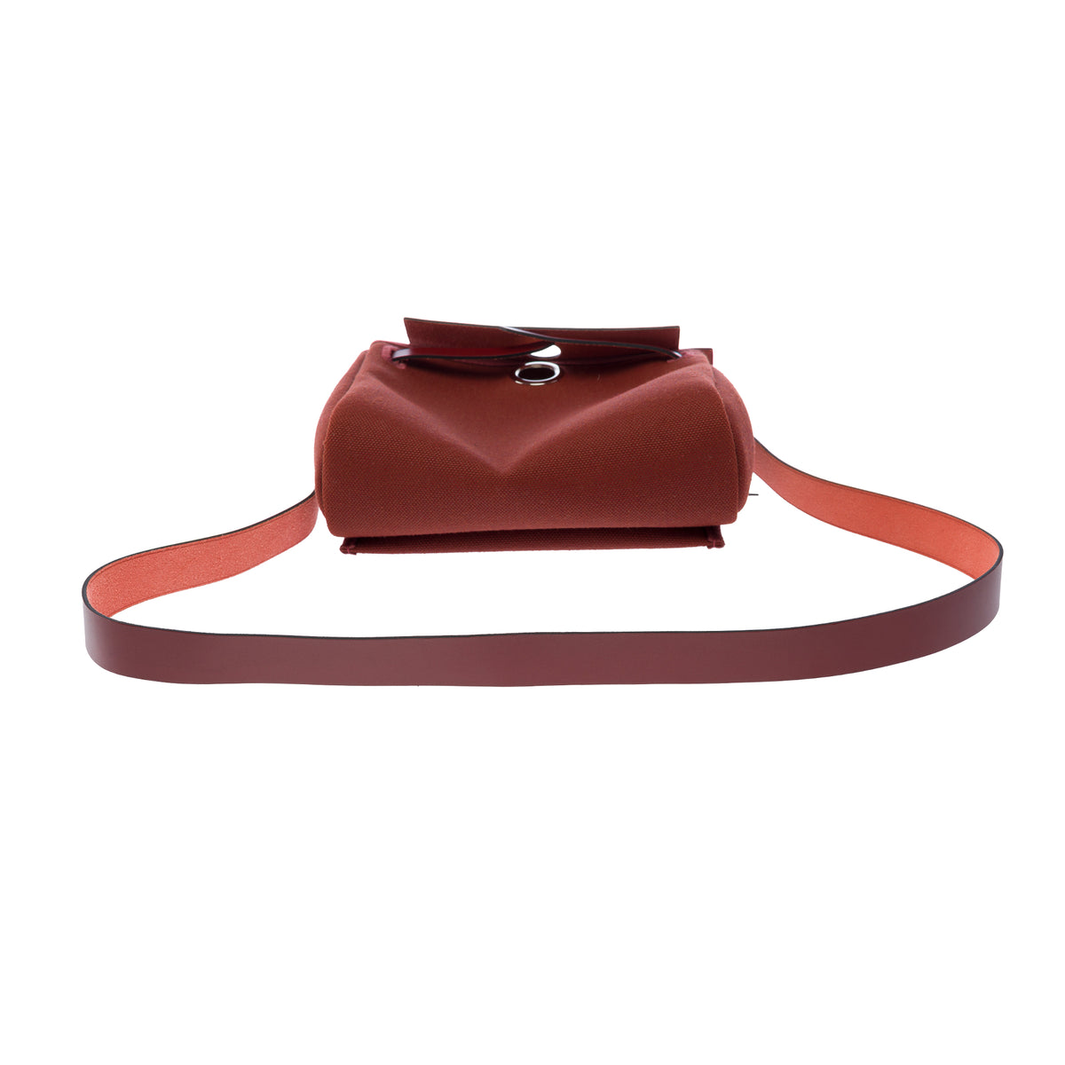 Sac HERMES Herbag en Toile Rouge - 103958