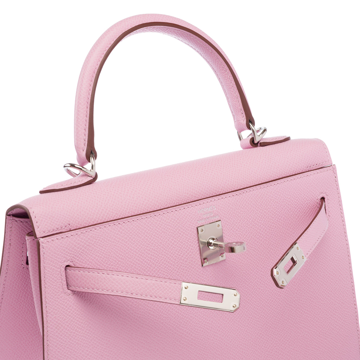 Sac HERMES Kelly 25 en Cuir Violet - 103949