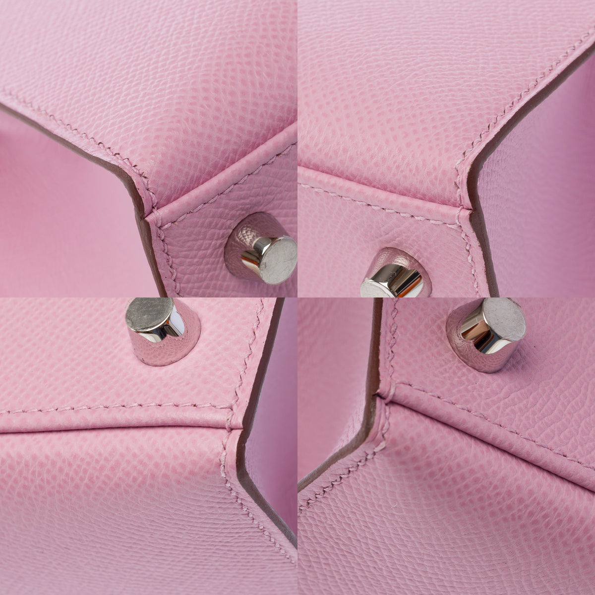 Sac HERMES Kelly 25 en Cuir Violet - 103949