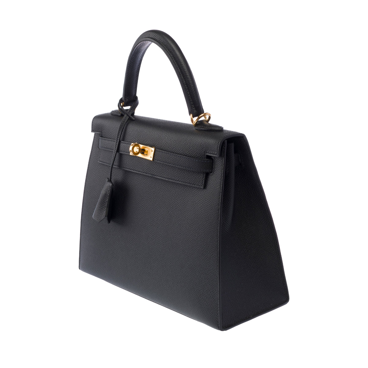 Sac HERMES Kelly 25 en Cuir Noir - 103969