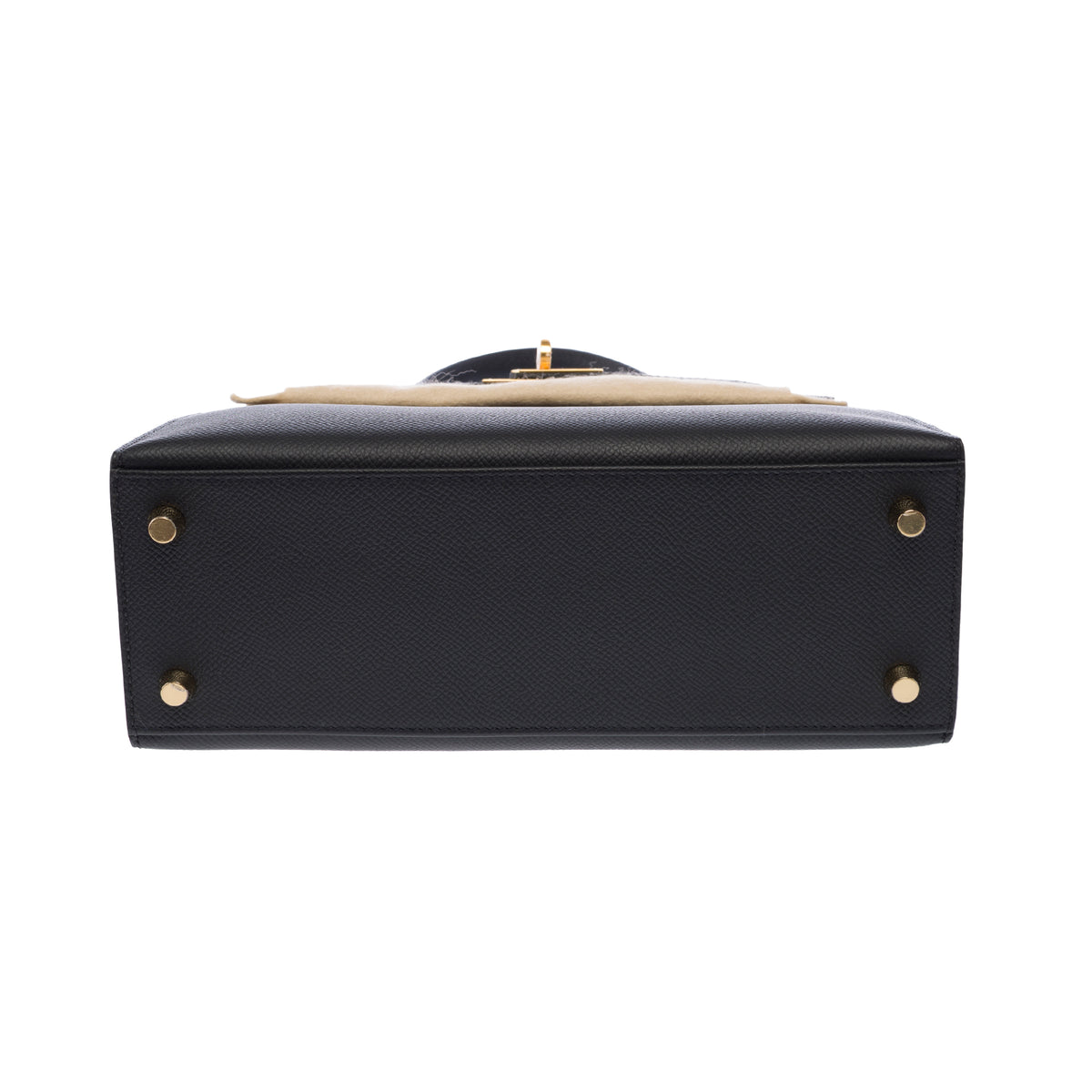 Sac HERMES Kelly 25 en Cuir Noir - 103969