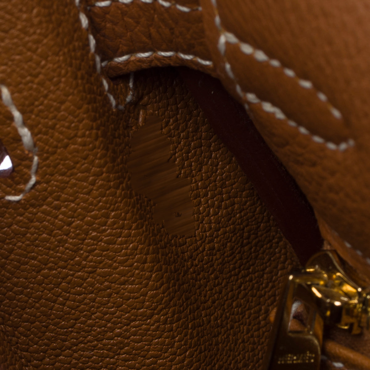 Sac HERMES Kelly 25 en Cuir Doré - 103942