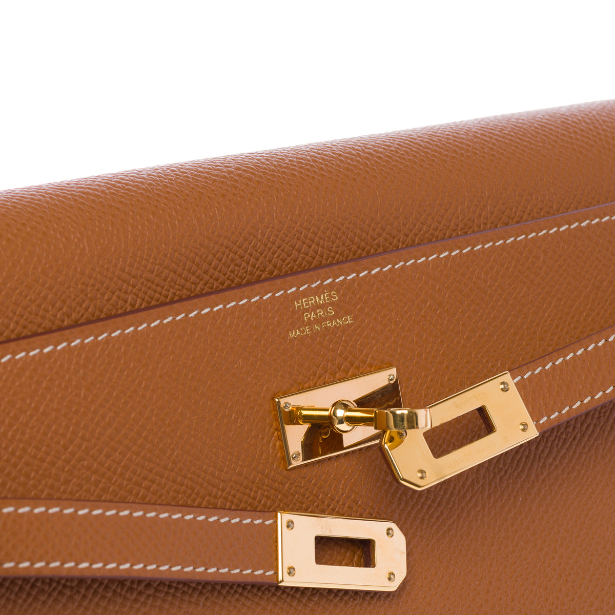 Sac HERMES Kelly to go en Cuir Doré - 103955