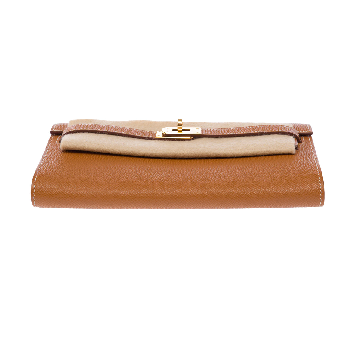 Sac HERMES Kelly to go en Cuir Doré - 103955
