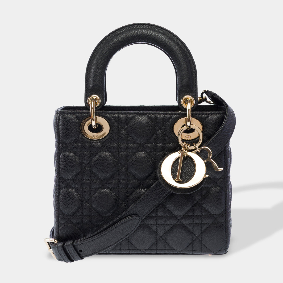 Sac DIOR Lady Dior en Cuir Noir - 103953
