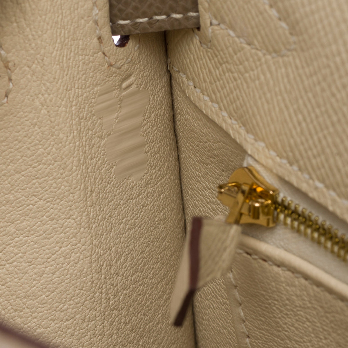 Sac HERMES Kelly 25 en Cuir Blanc - 103938