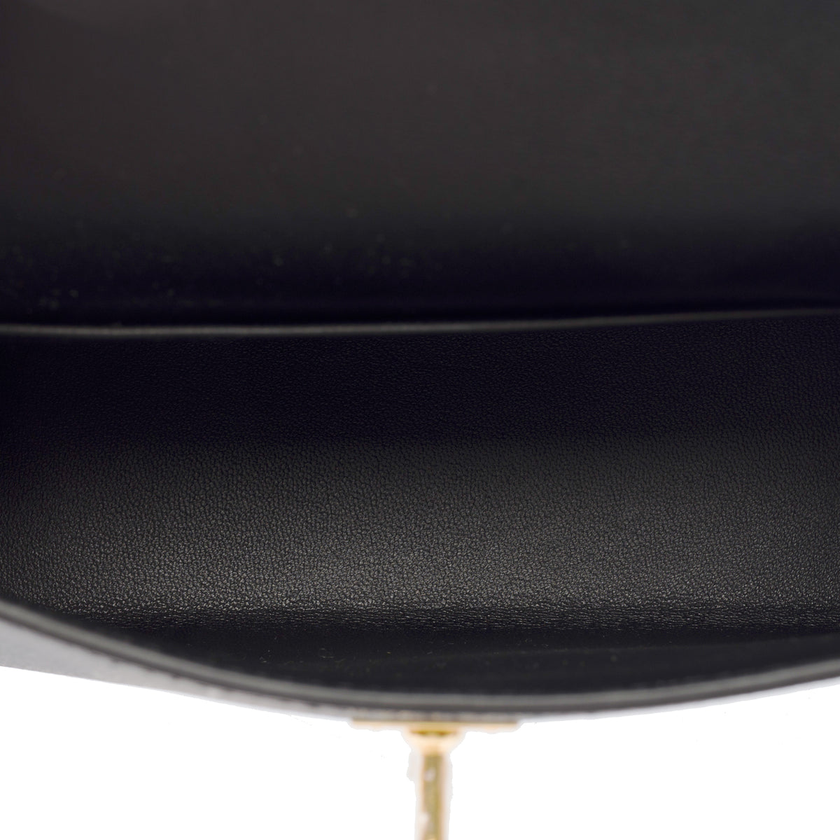 Sac HERMES Kelly Mini en Cuir Noir - 103978