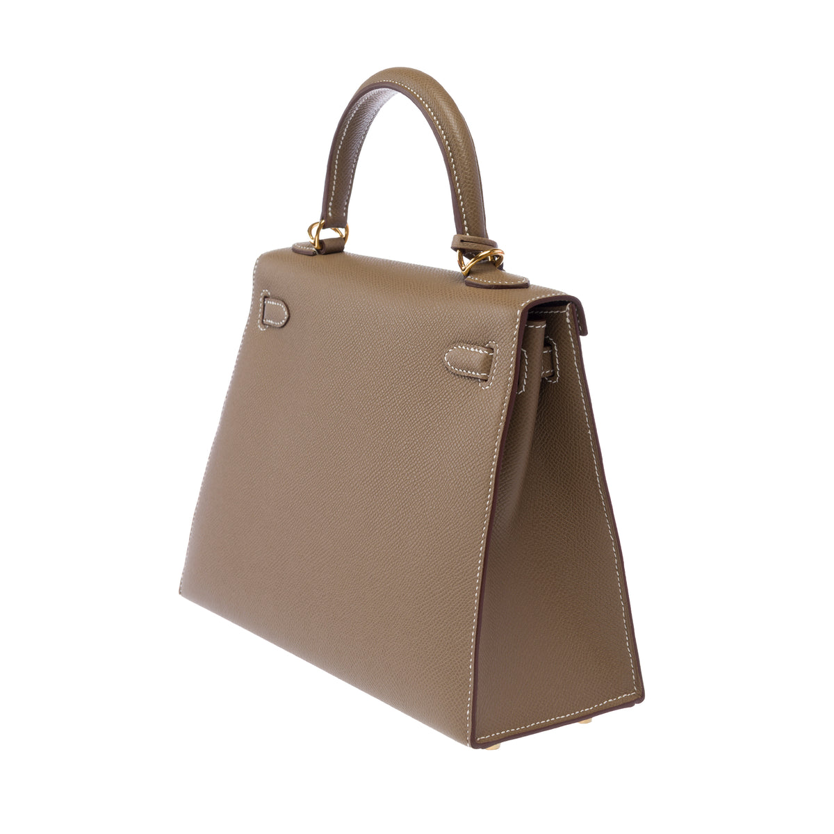 Sac HERMES Kelly 25 en Cuir Étoupe - 103951