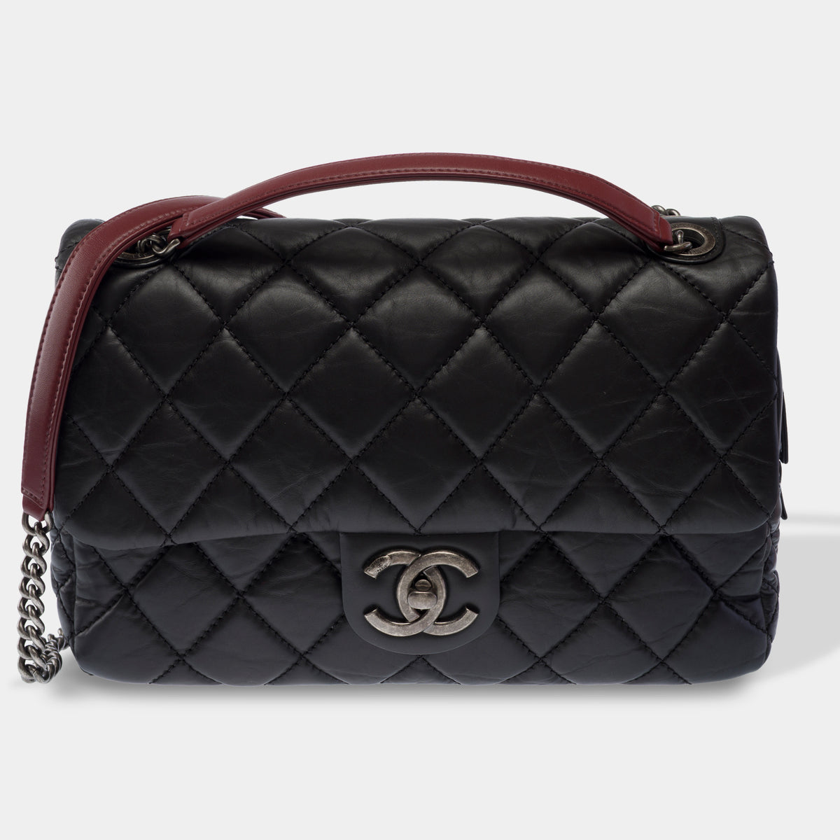 Sac CHANEL Timeless/Classique en Cuir Noir - 103940