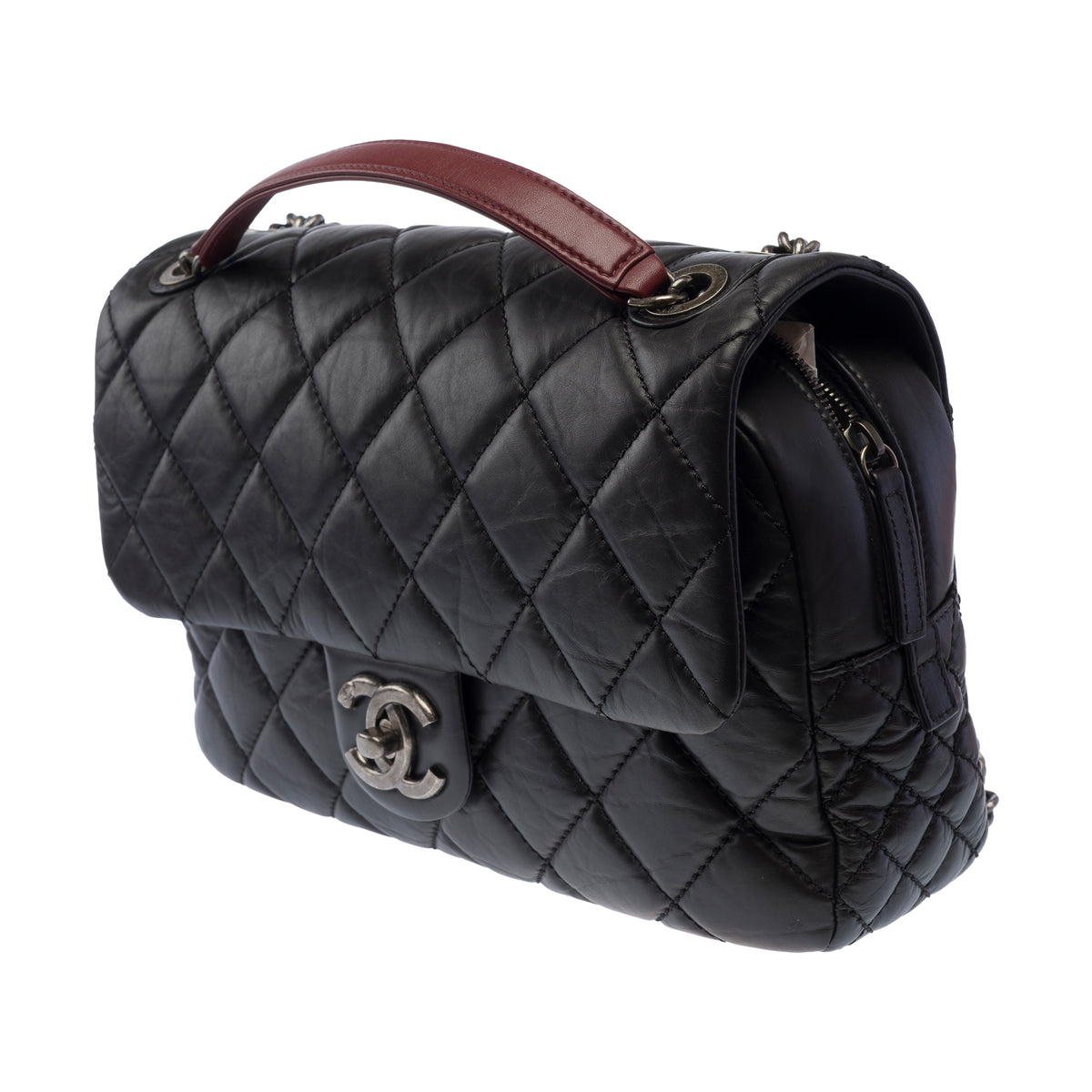 Sac CHANEL Timeless/Classique en Cuir Noir - 103940
