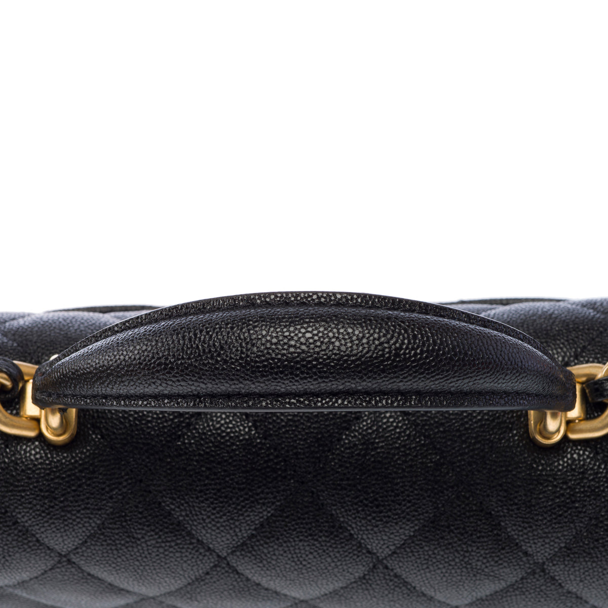 Sac CHANEL Coco Handle en Cuir Noir - 103941
