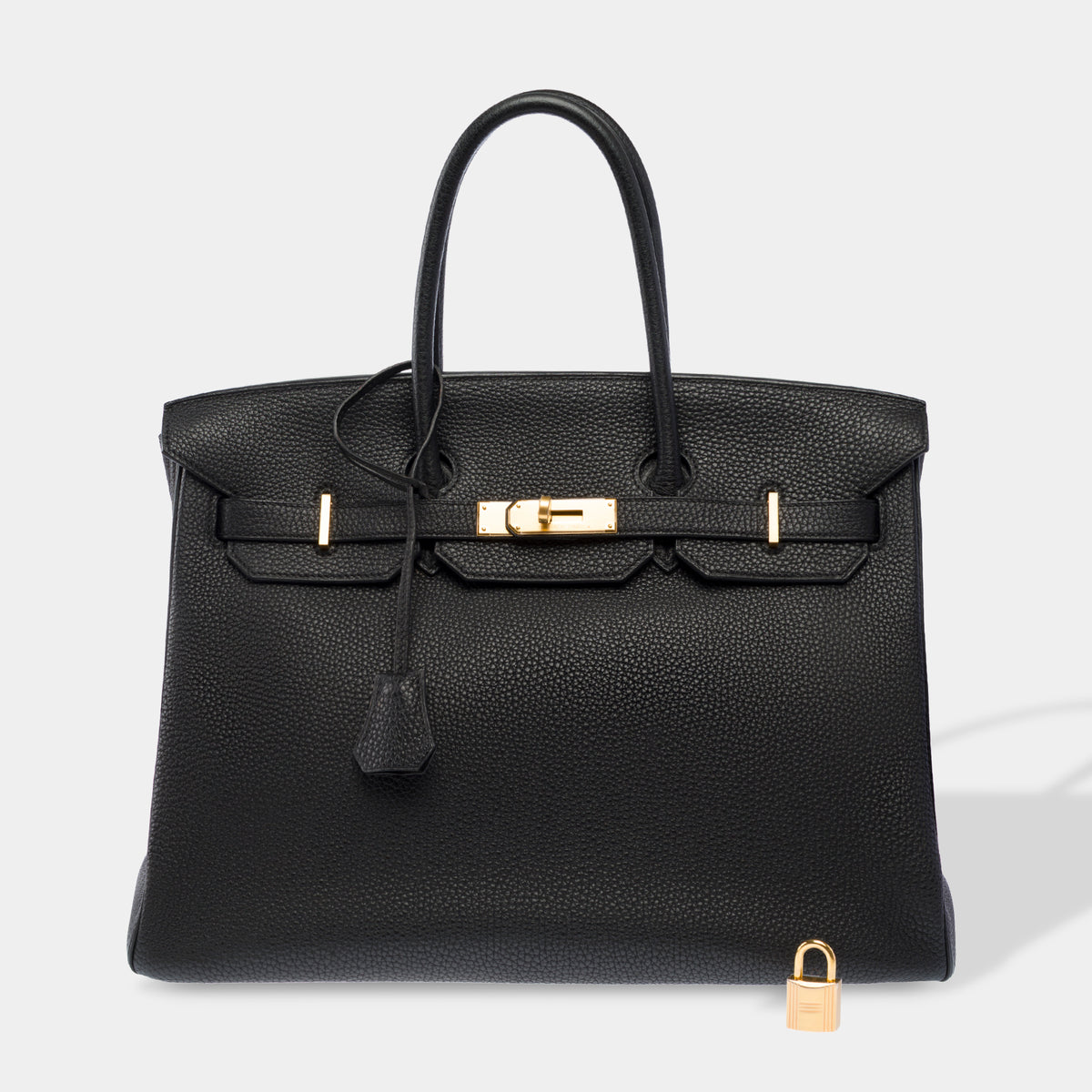 Sac HERMES Birkin 35 en Cuir Noir - 103947