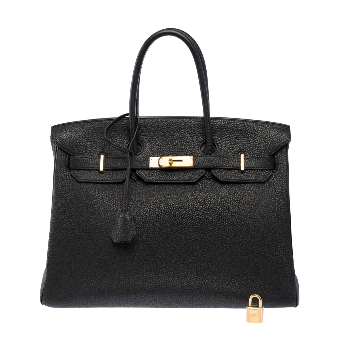 Sac HERMES Birkin 35 en Cuir Noir - 103947