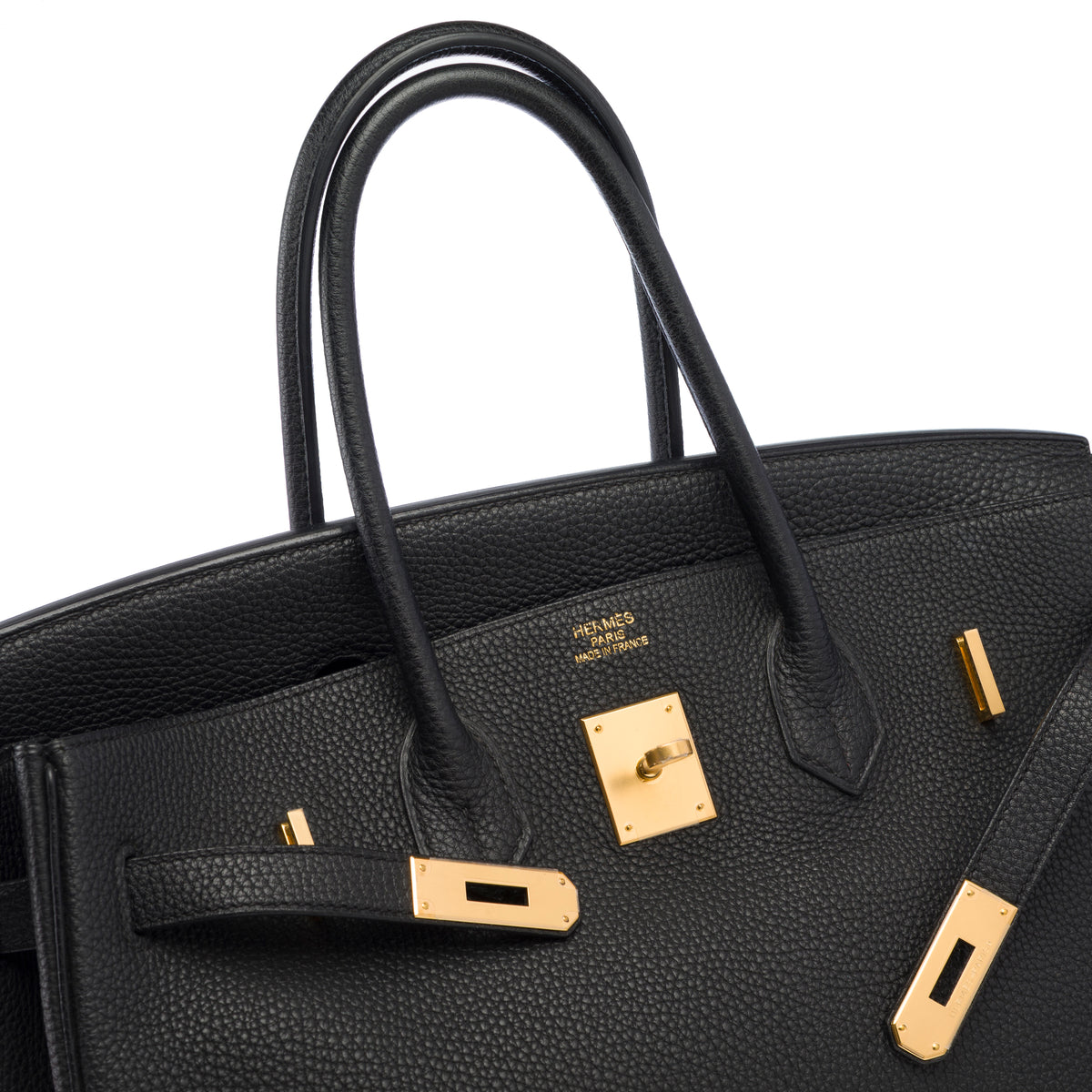 Sac HERMES Birkin 35 en Cuir Noir - 103947