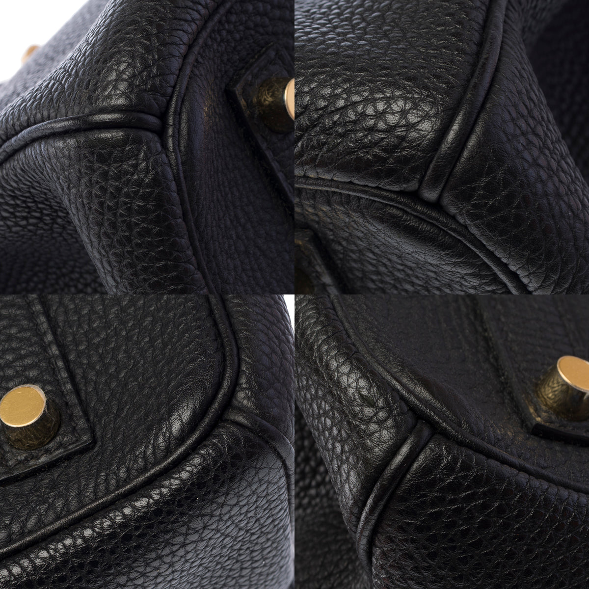 Sac HERMES Birkin 35 en Cuir Noir - 103947