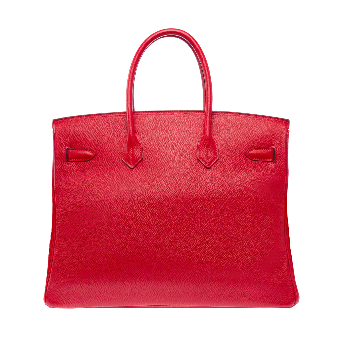 Sac HERMES Birkin 35 en Cuir Rouge - 103974