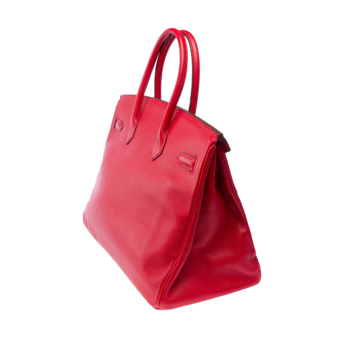 Sac HERMES Birkin 35 en Cuir Rouge - 103974