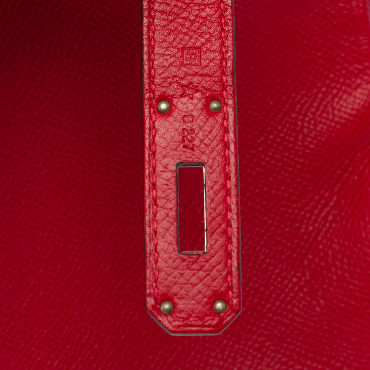 Sac HERMES Birkin 35 en Cuir Rouge - 103974