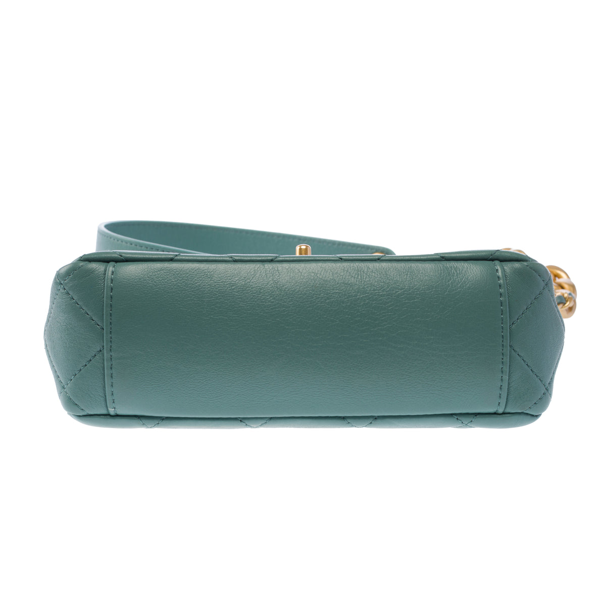 Sac CHANEL Timeless/Classique en Cuir Bleu - 103962