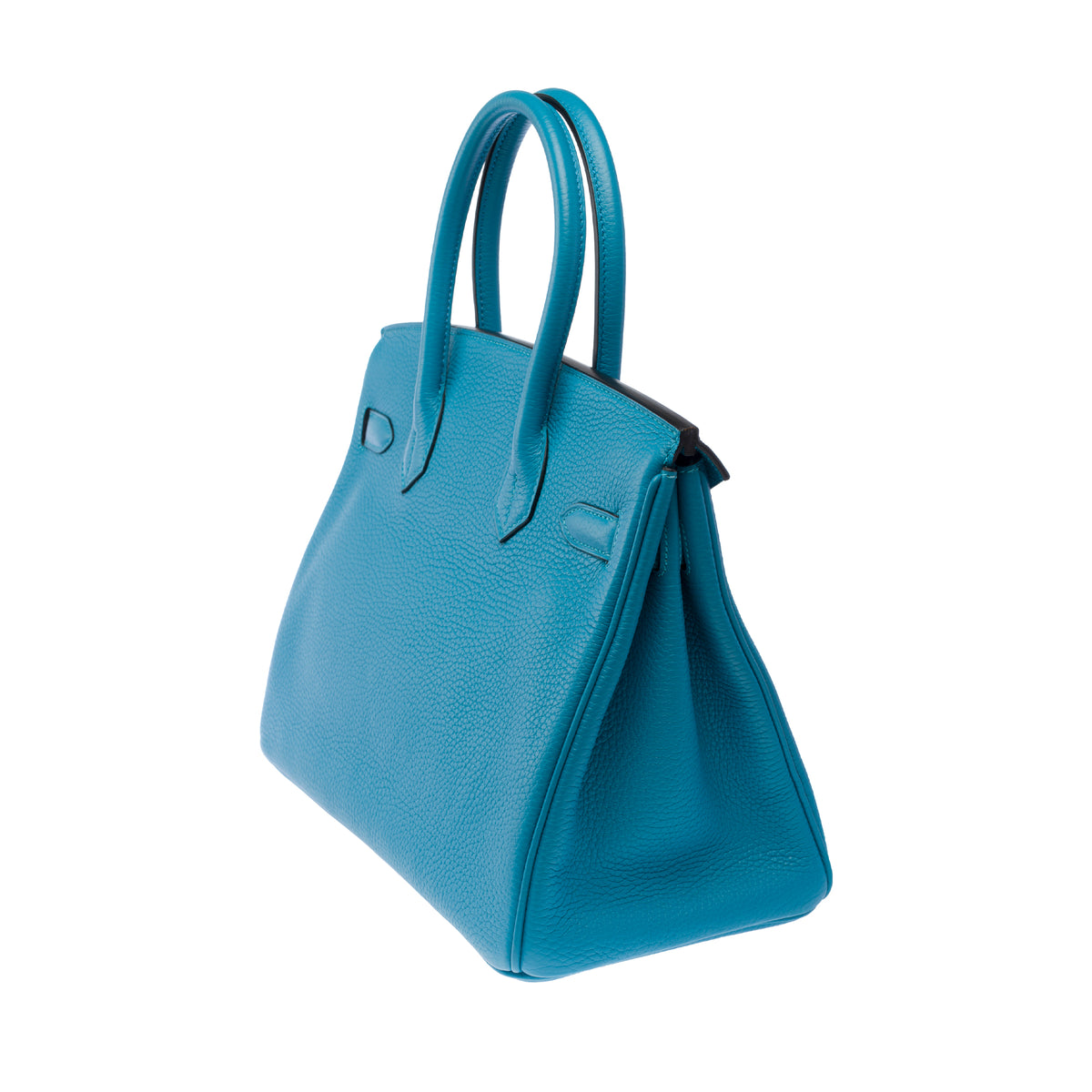 Sac HERMES Birkin 30 en Cuir Bleu - 103950